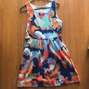 Beautiful multi-colored Anthropologie dress